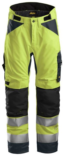 6639 Snickers AllroundWork, High-Vis 37.5® isolierende Arbeitshose+, Klasse 2, Regular Fit